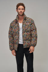 FLORAL PUFFER JACKET