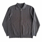 Nonno Knit Cardigan - Concrete