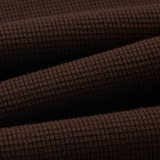 Knitted Polo Jersey - Chocolate