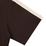 Knitted Polo Jersey - Chocolate
