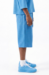 Waffle Short - Cornflower Blue