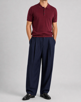 Nonno Knit Polo - Vino