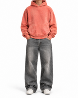 Sun Faded Hoodie - Coral