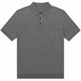 Nonno Knit Polo - Grey