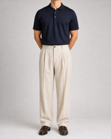 Nonno Knit Polo - Navy