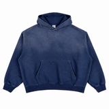 Square navy Sunfaded Hoodie image