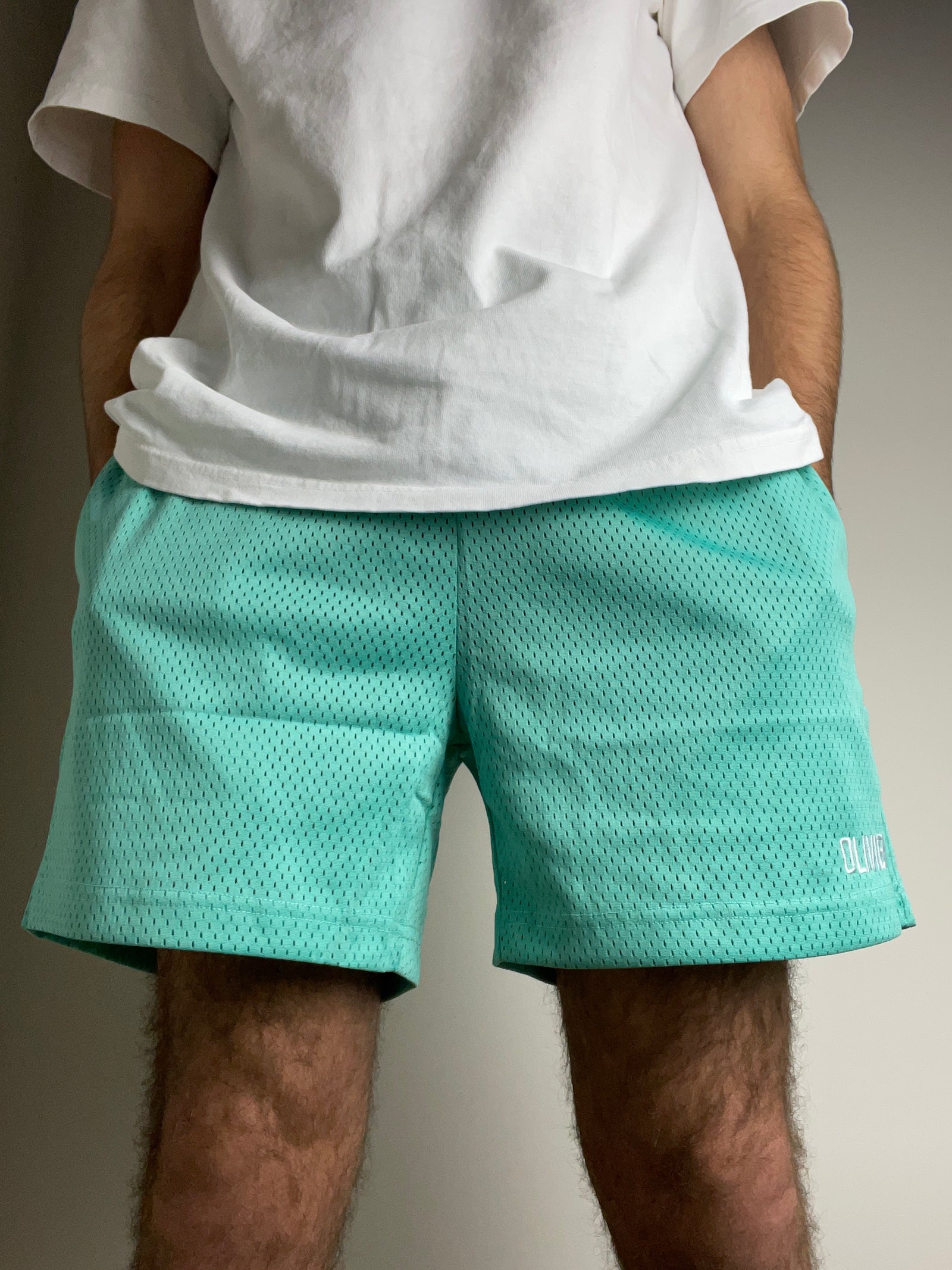 Mesh Short - Aqua – Olivieri Clothing